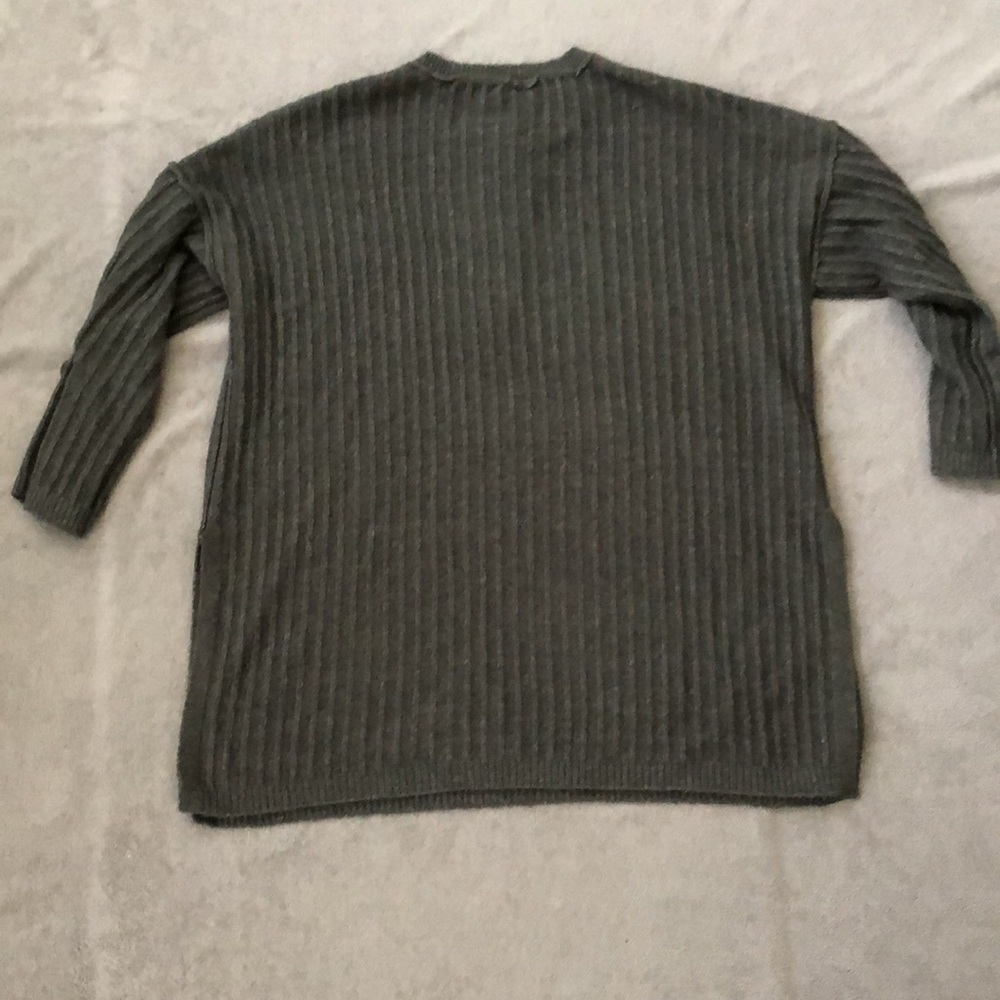 Free People Around the World Henley Sweater Gray S - Picture 10 of 11